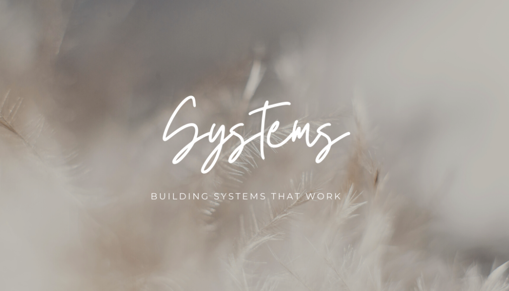 building systems that work